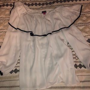 White off the shoulder top